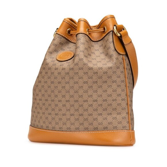 GUCCI Brown Leather Shoulder Bag - Picture 2 of 13